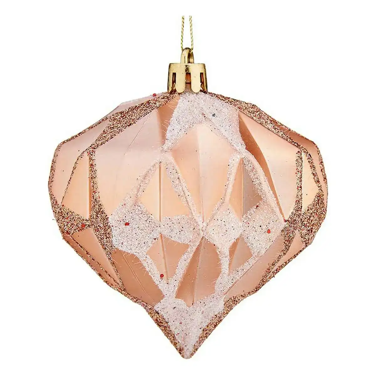 Boules de noel diamant o 8 cm cuivre plastique_2853. DIAYTAR COTE D'IVOIRE - Où le Shopping est un Plaisir Engagé. Parcourez notre catalogue et choisissez des produits qui respectent vos valeurs et vos attentes.