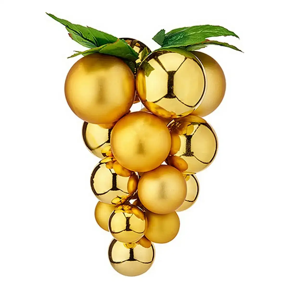 Boules de noel moyen raisins dore plastique 18 x 18 x 28 cm_4423. Bienvenue sur DIAYTAR COTE D'IVOIRE - Votre Source de Trouvailles Uniques. Explorez nos rayons virtuels pour dénicher des trésors que vous ne trouverez nulle part ailleurs, allant des trésors artisanaux aux articles tendance.