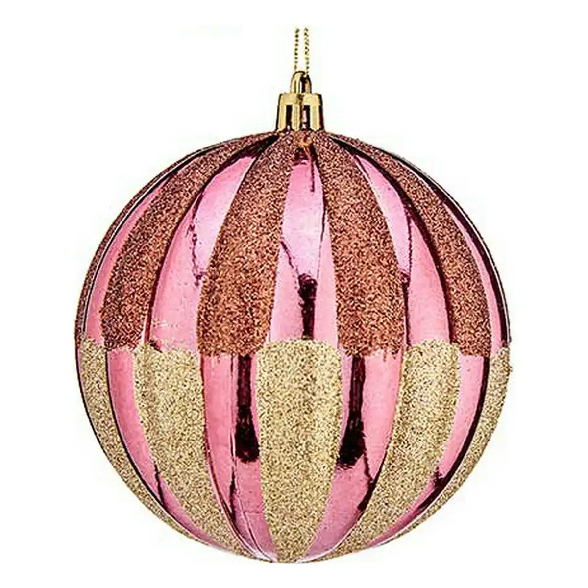 Boules de noel o 10 cm rose dore plastique_9506. Découvrez DIAYTAR COTE D'IVOIRE - Où l'Élégance Rencontre la Variété. Parcourez notre collection et trouvez des trésors cachés qui ajoutent une touche de sophistication à votre vie quotidienne.