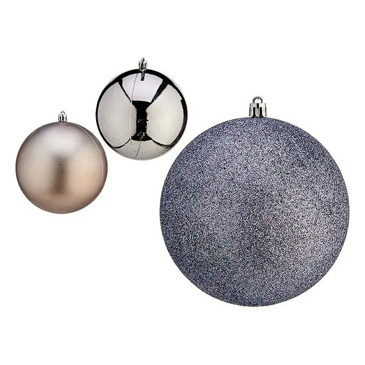 Boules de noel o 12 cm argente plastique 12 x 13 x 12 cm_4460. DIAYTAR COTE D'IVOIRE - Votre Destination Shopping de Choix. Explorez notre boutique en ligne et découvrez des trésors qui reflètent votre style et votre passion pour l'authenticité.