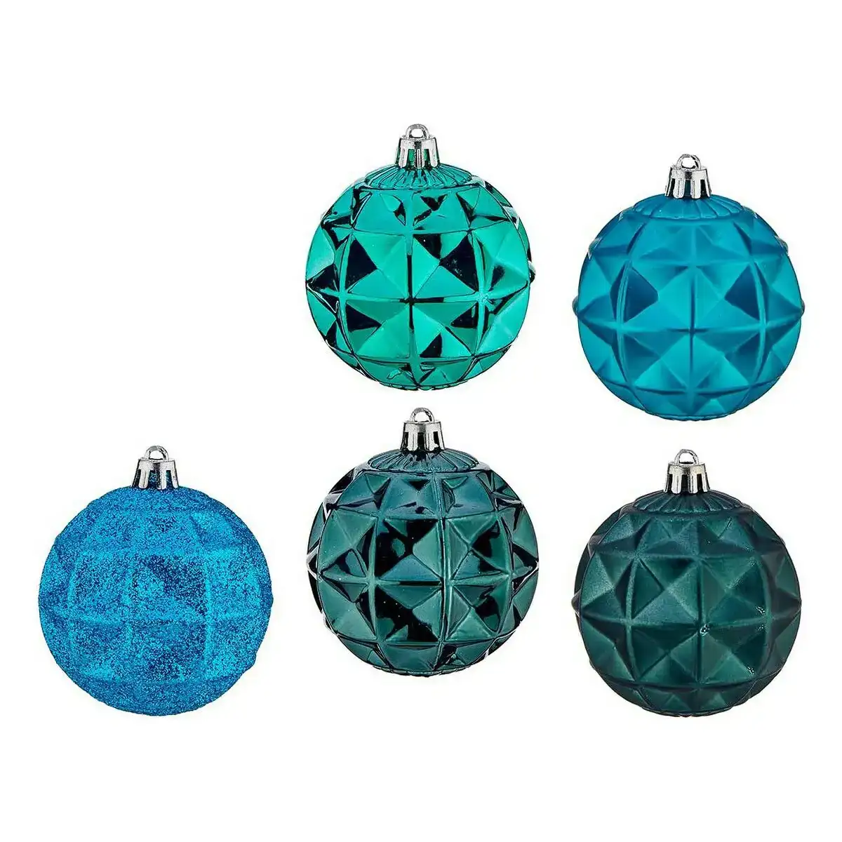 Boules de noel o 7 cm turquoise_7626. Bienvenue chez DIAYTAR COTE D'IVOIRE - Où Chaque Objet a sa Propre Histoire. Découvrez notre sélection soigneusement choisie et choisissez des produits qui racontent le patrimoine sénégalais.
