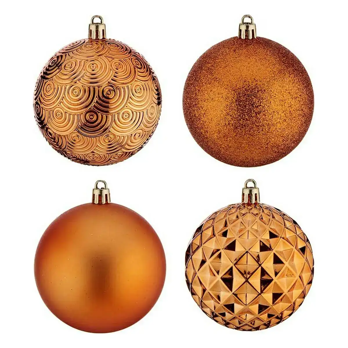 Boules de noel o 8 cm 25 unites orange pvc_6326. DIAYTAR COTE D'IVOIRE - Votre Destination Shopping Éthique. Parcourez notre gamme et choisissez des articles qui respectent l'environnement et les communautés locales.