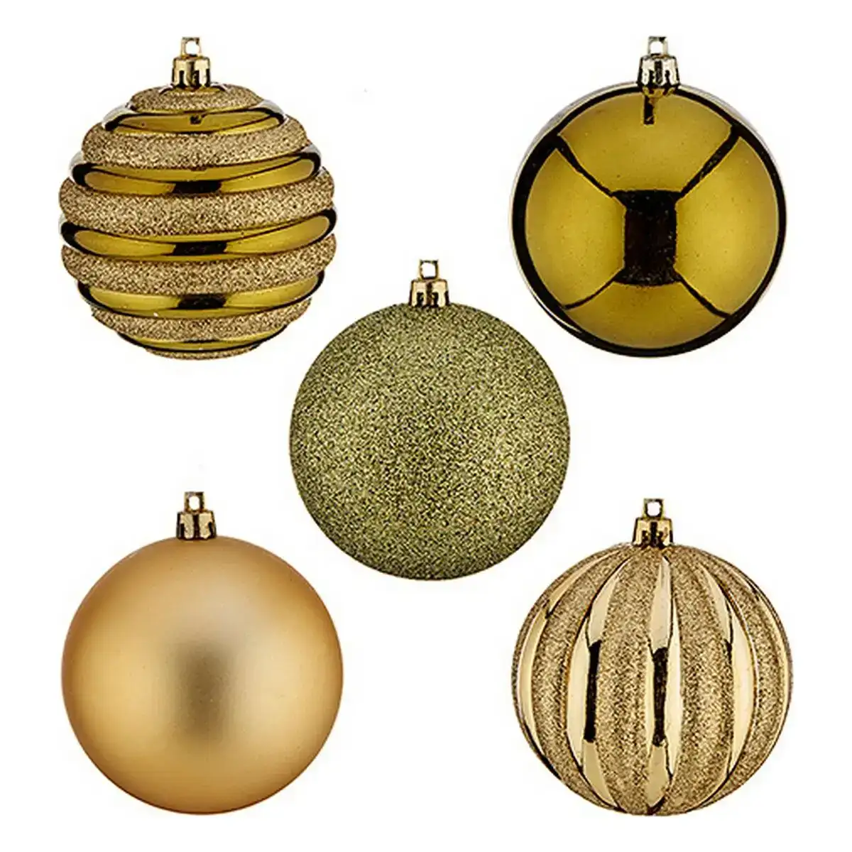 Boules de noel o 8 cm 30 unites dore vert pvc 8 x 9 x 8 cm_1414. DIAYTAR COTE D'IVOIRE - Votre Destination pour un Shopping Inégalé. Naviguez à travers notre sélection minutieuse pour trouver des produits qui répondent à tous vos besoins.