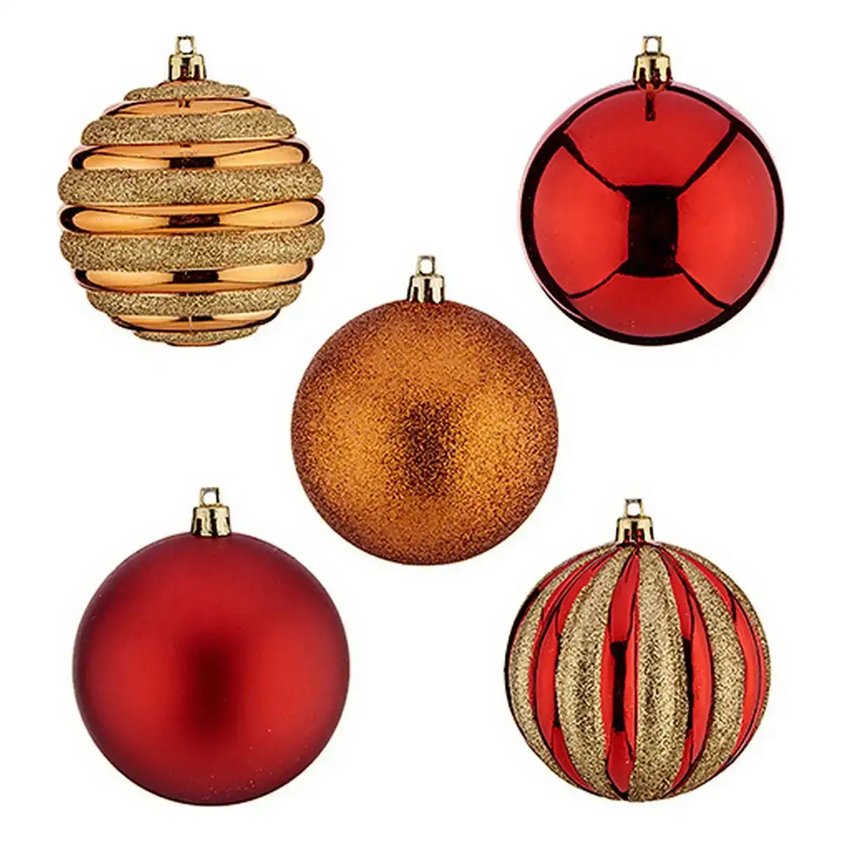 Boules de noel o 8 cm 30 unites rouge dore orange pvc_9788. Entrez dans l'Univers de DIAYTAR COTE D'IVOIRE - Où l'Authenticité Renouvelle Votre Quotidien. Explorez notre gamme de produits et trouvez des articles qui reflètent votre essence.