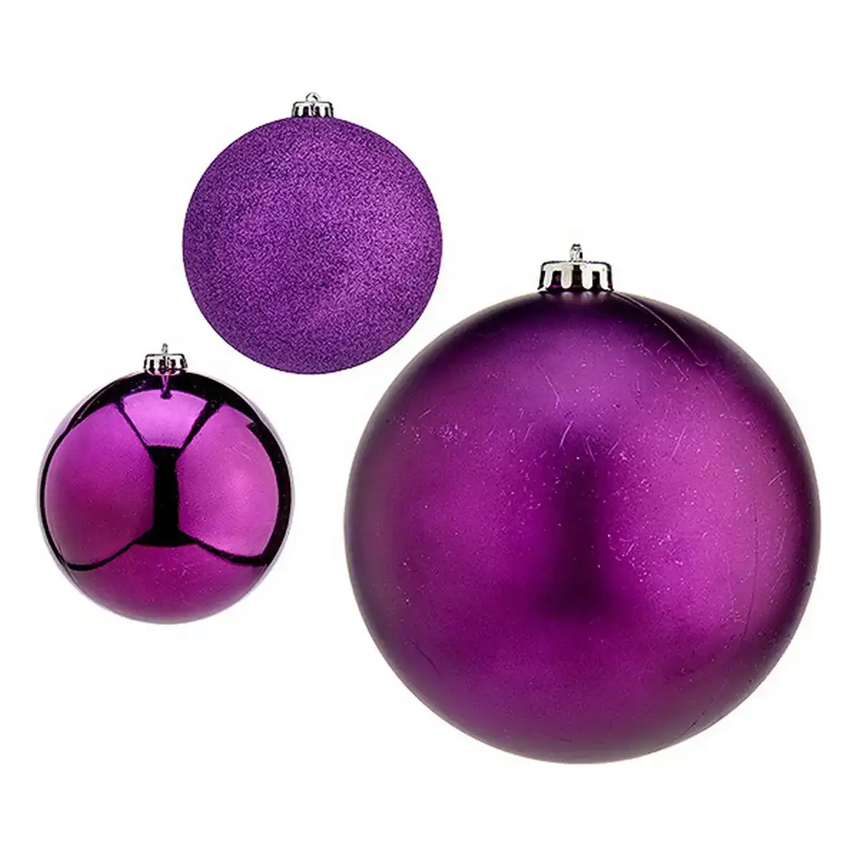 Boules de noel violet plastique_6526. DIAYTAR COTE D'IVOIRE - Là où Chaque Produit Évoque une Émotion. Parcourez notre catalogue et choisissez des articles qui vous touchent et qui enrichissent votre expérience.