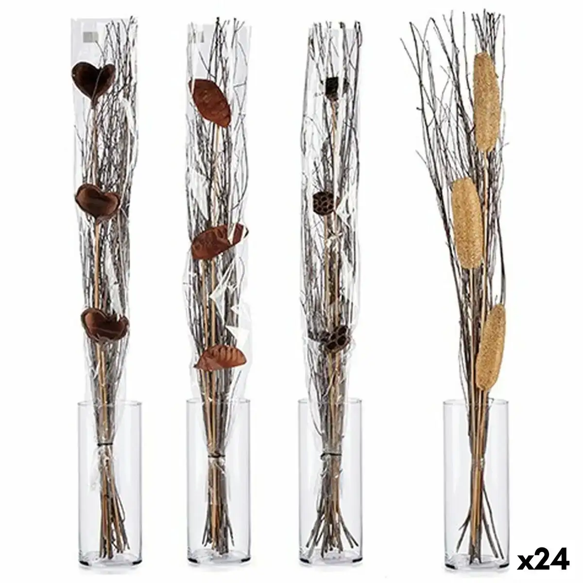 Bouquets 100 cm gris naturel 24 unites _9915. DIAYTAR COTE D'IVOIRE - L'Art de Vivre le Shopping Éthique. Parcourez notre gamme et choisissez des produits qui reflètent notre engagement envers des pratiques durables.