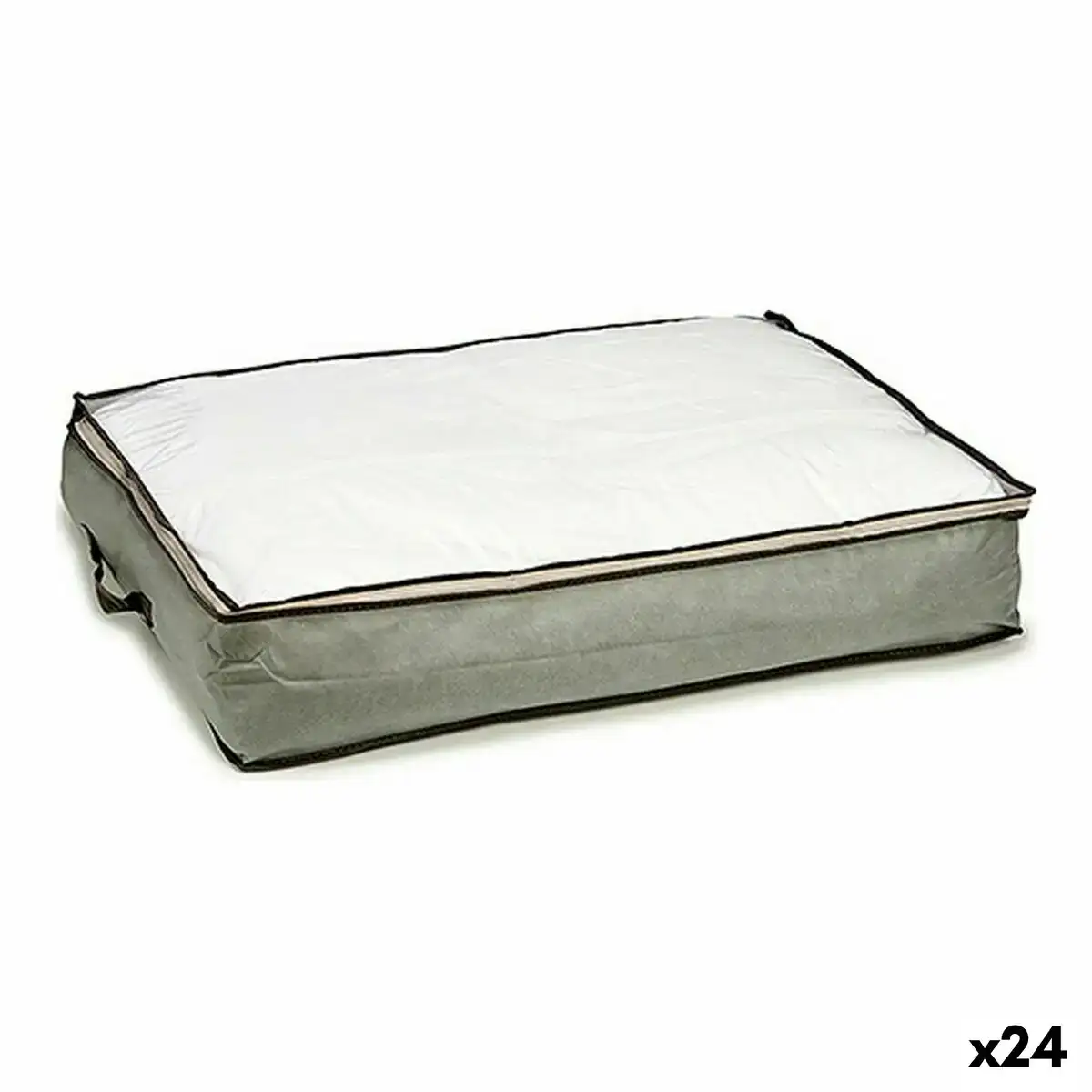 Bourse de Rangement 80 x 45 x 15 cm Vêtements Gris (24 Unités)