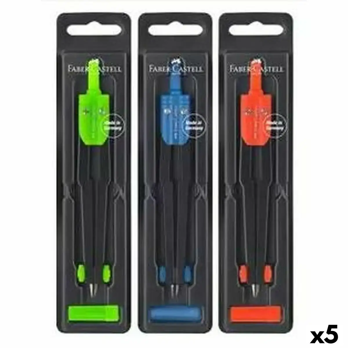 Boussole faber castell multicouleur 5 unites_1760. DIAYTAR COTE D'IVOIRE - Là où Choisir est une Affirmation de Style. Naviguez à travers notre boutique en ligne et choisissez des produits qui vous distinguent et vous valorisent.