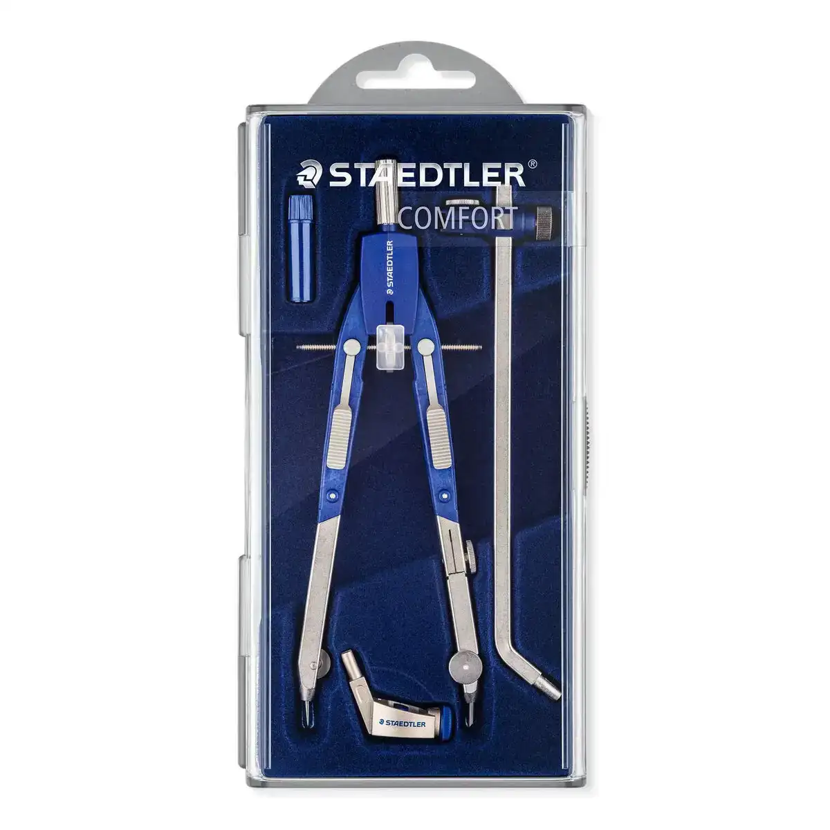 Boussole staedtler mars comfort 552 argente bleu_2374. DIAYTAR COTE D'IVOIRE - Votre Portail Vers l'Exclusivité. Explorez notre boutique en ligne pour découvrir des produits uniques et raffinés, conçus pour ceux qui recherchent l'excellence.