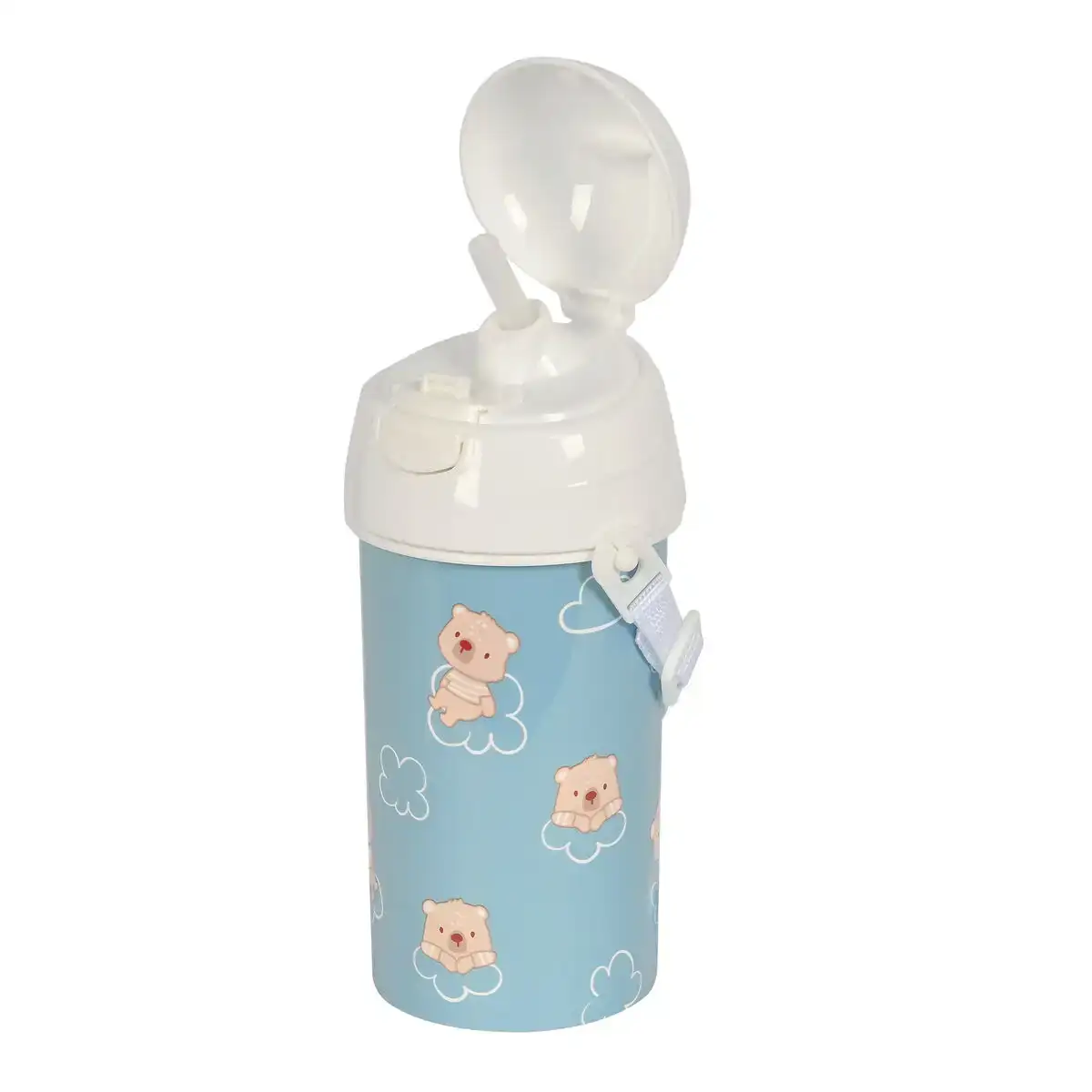 Bouteille avec couvercle et paille safta baby bear bleu pvc 500 ml_8331. DIAYTAR COTE D'IVOIRE - Votre Destination Shopping Inspirante. Explorez notre catalogue pour trouver des articles qui stimulent votre créativité et votre style de vie.