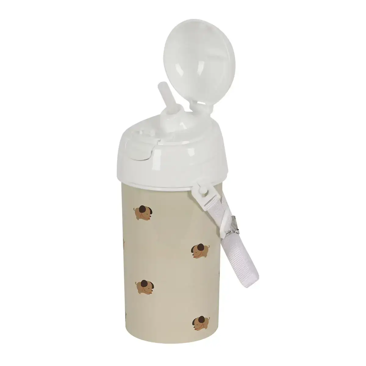 Bouteille avec couvercle et paille safta puppy beige pvc 500 ml_7847. Entrez dans le Monde de DIAYTAR COTE D'IVOIRE - Où la Satisfaction est la Priorité. Explorez notre sélection pensée pour vous offrir une expérience de shopping qui va au-delà de vos attentes.