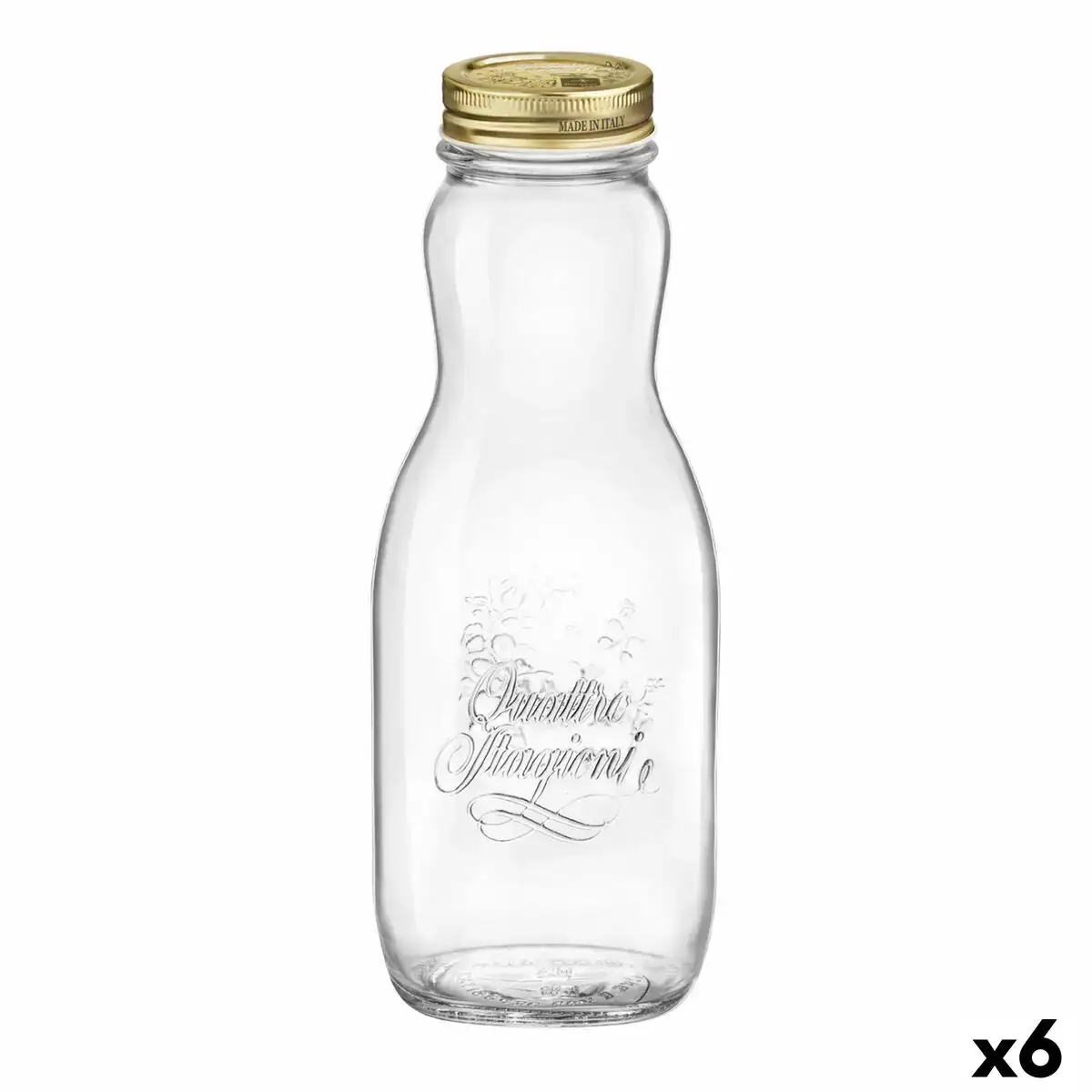 Bouteille bormioli rocco quattro stagioni transparent verre 1 l 6 unites _2388. DIAYTAR COTE D'IVOIRE - Où l'Élégance Rencontré l'Accessibilité. Parcourez notre catalogue et trouvez des produits qui apportent une touche de sophistication à votre vie quotidienne sans compromettre votre budget.
