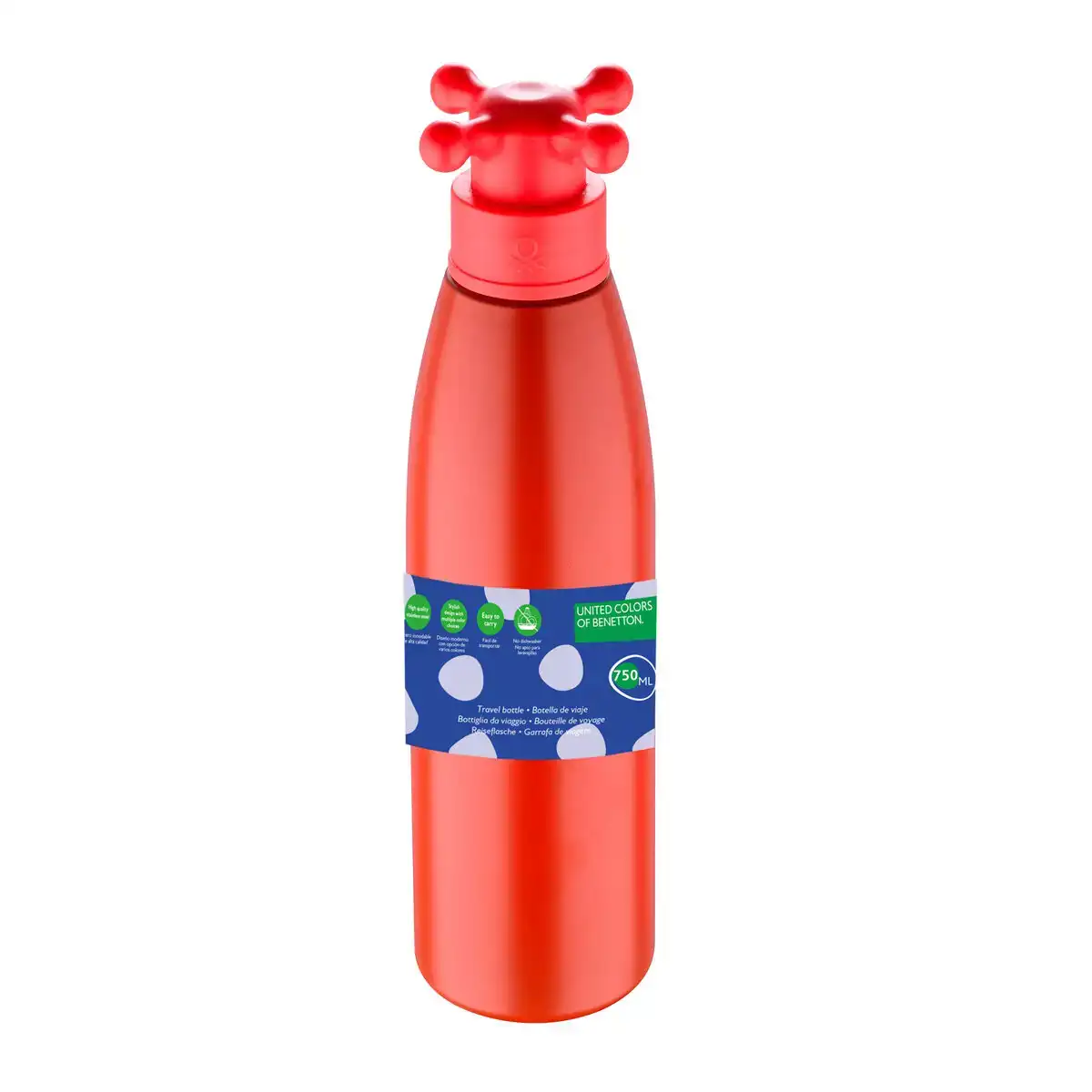 Bouteille d eau benetton rouge 750 ml_4478. DIAYTAR COTE D'IVOIRE - Où Chaque Sélection est une Victoire. Découvrez notre boutique en ligne et trouvez des articles qui vous rendent la vie plus belle, un choix à la fois.