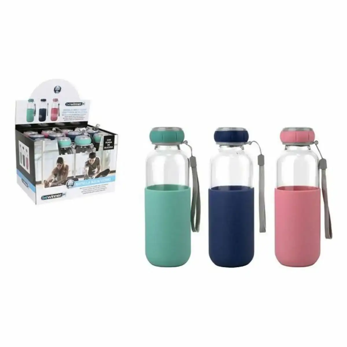 Bouteille d eau bewinner verre etui silicone 300 ml _5398. DIAYTAR COTE D'IVOIRE - Votre Destination pour un Shopping Unique. Parcourez notre catalogue et trouvez des articles qui vous inspirent et vous édifient.