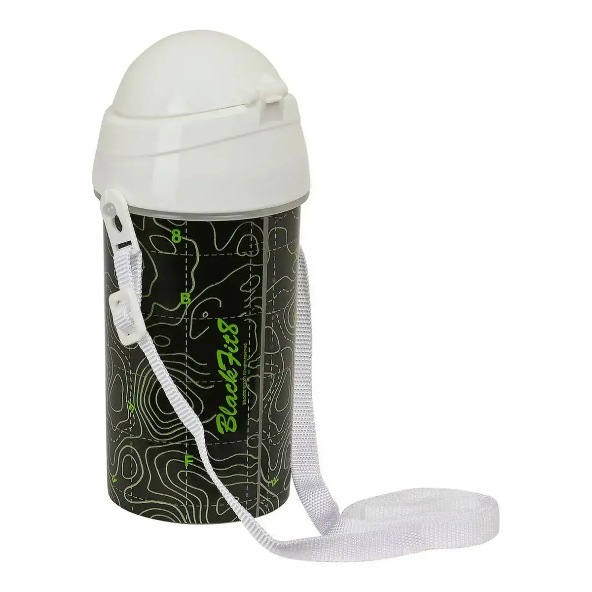Bouteille d eau blackfit8 topography noir vert 500 ml_9109. DIAYTAR COTE D'IVOIRE - Où Choisir Devient un Acte de Découverte. Découvrez notre gamme et choisissez des produits qui éveillent votre curiosité et élargissent vos horizons.