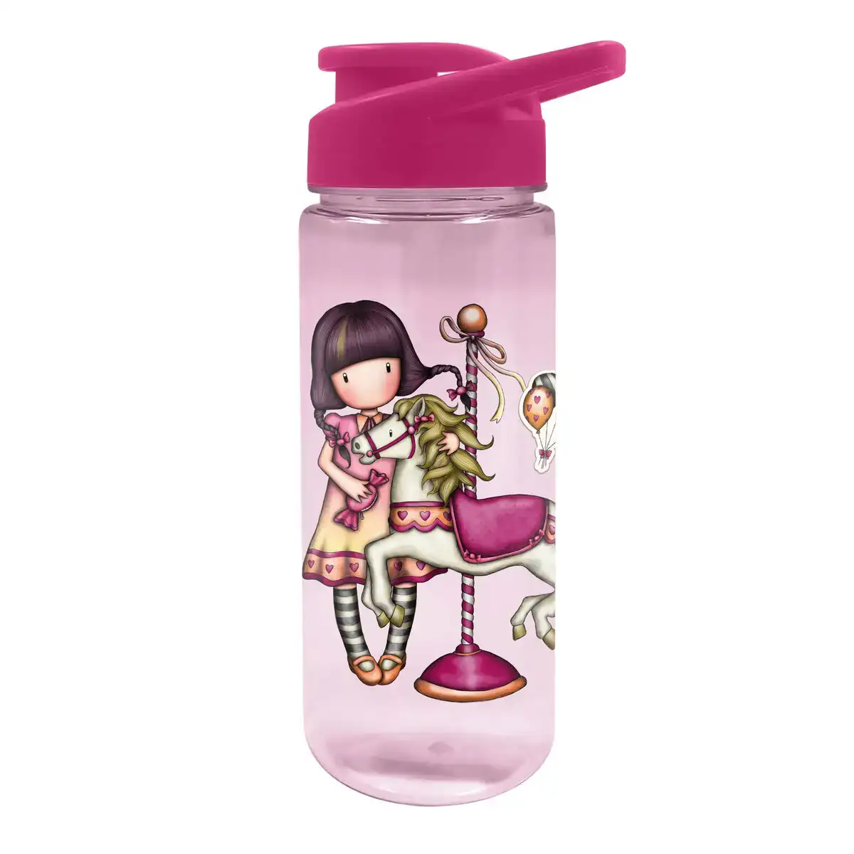 Bouteille d eau gorjuss carousel rose pvc 500 ml _2286. DIAYTAR COTE D'IVOIRE - Votre Destination pour un Shopping Réfléchi. Découvrez notre gamme variée et choisissez des produits qui correspondent à vos valeurs et à votre style de vie.