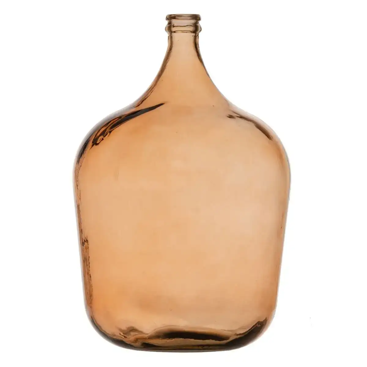 Bouteille decorative 36 5 x 36 5 x 56 cm verre recycle caramel_7442. Votre Destination de Choix: DIAYTAR COTE D'IVOIRE - Où l'Authenticité Rencontre la Commodité. Faites l'expérience de magasiner en ligne pour des articles qui incarnent la richesse culturelle et la modernité du Côte d'Ivoire.