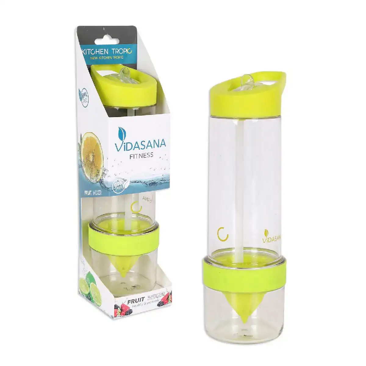 Bouteille kitchen tropic jaune melangeur 7 5 x 24 5 cm_2210. Votre Destination de Choix: DIAYTAR COTE D'IVOIRE - Où l'Authenticité Rencontre la Commodité. Faites l'expérience de magasiner en ligne pour des articles qui incarnent la richesse culturelle et la modernité du Côte d'Ivoire.