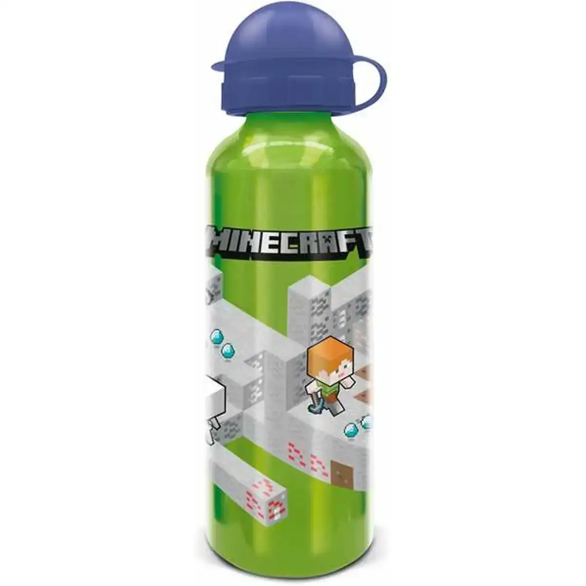 Bouteille minecraft 530 ml aluminium_9538. DIAYTAR COTE D'IVOIRE - Là où Choisir est une Célébration de l'Artisanat. Explorez notre gamme variée et choisissez des produits qui incarnent la tradition et le talent des artisans du Côte d'Ivoire.