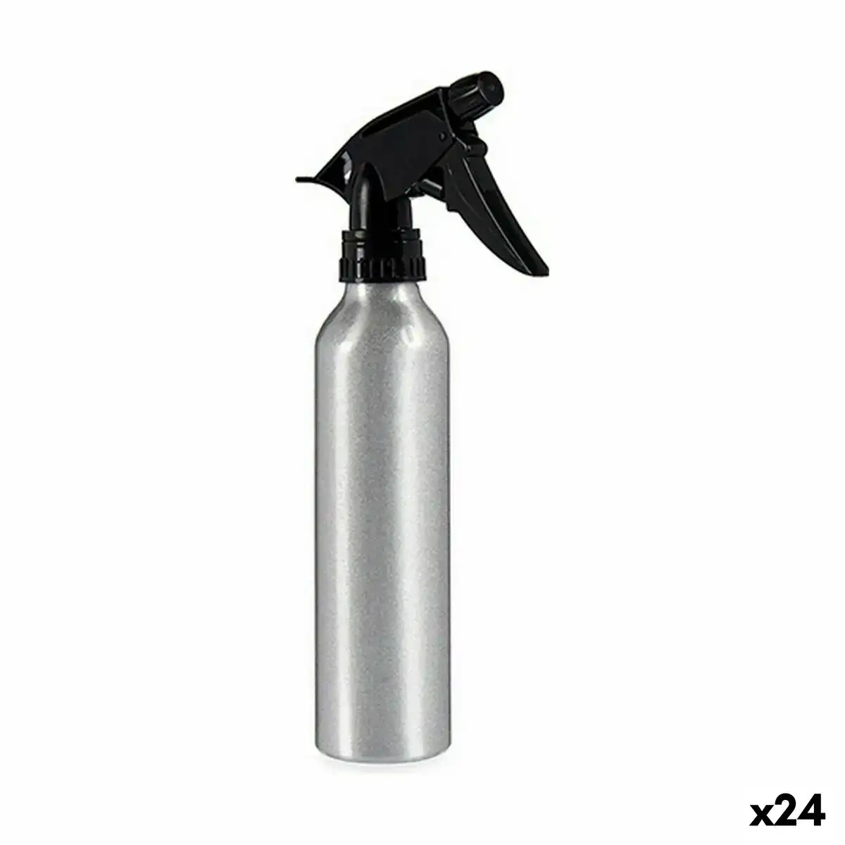 Bouteille pulverisatrice noir argente aluminium 300 ml 24 unites _2687. DIAYTAR COTE D'IVOIRE - Là où les Rêves de Shopping Deviennent Réalité. Naviguez à travers notre catalogue diversifié et choisissez parmi une variété d'articles qui feront de votre shopping une expérience inoubliable.