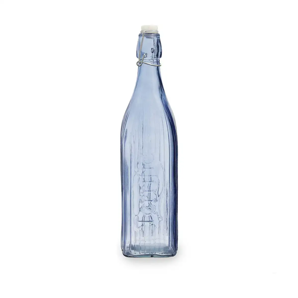 Bouteille quid viba bleu verre 1 l_6618. DIAYTAR COTE D'IVOIRE - Où Chaque Produit a son Histoire à Raconter. Parcourez notre catalogue et découvrez des articles qui portent en eux la passion et l'histoire du Côte d'Ivoire.