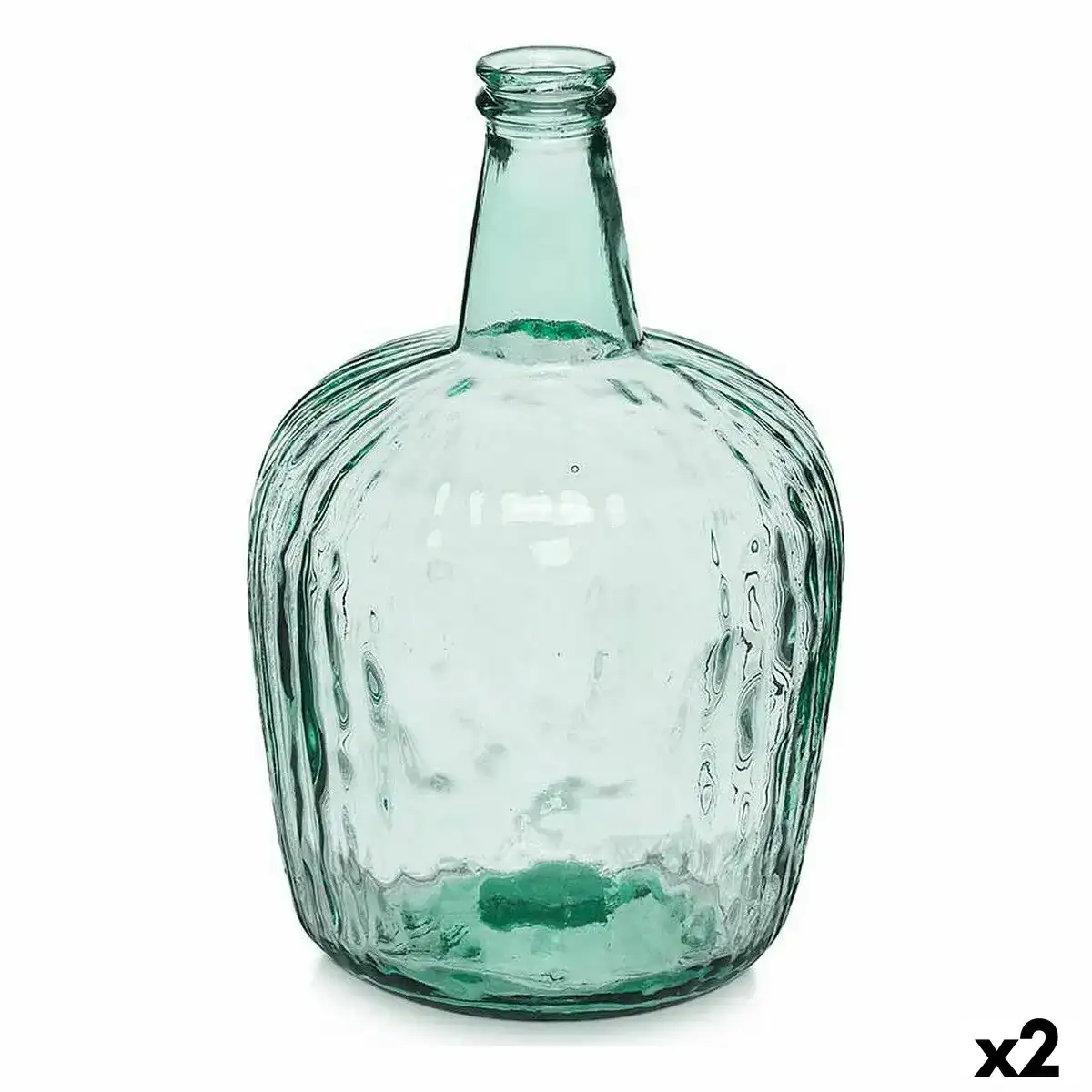Bouteille rayures decoration 14 x 44 x 13 cm transparent 2 unites _2539. DIAYTAR COTE D'IVOIRE - Là où Chaque Produit Évoque une Émotion. Parcourez notre catalogue et choisissez des articles qui vous touchent et qui enrichissent votre expérience.