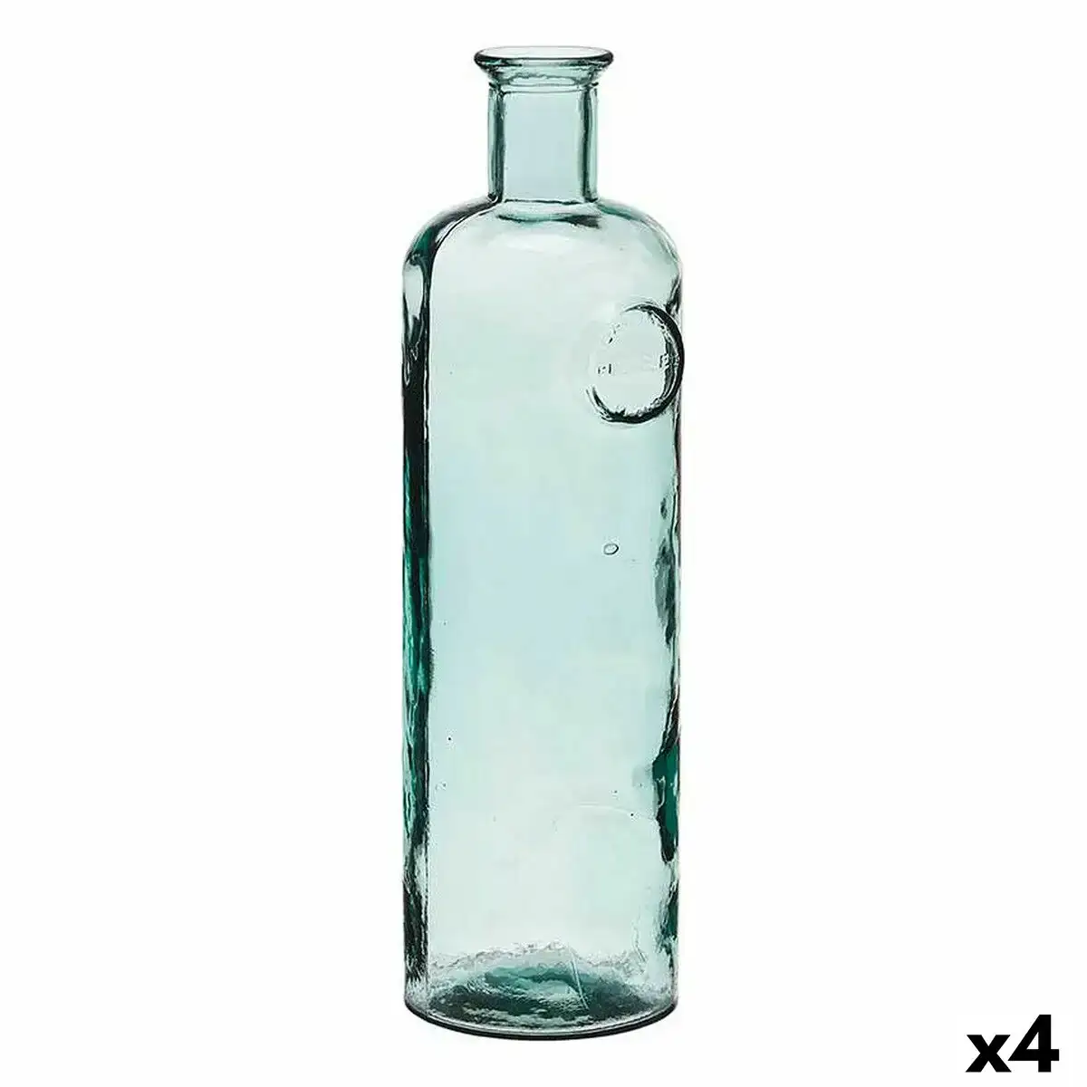 Bouteille stamp decoration 14 x 44 x 13 cm transparent 4 unites _6376. DIAYTAR COTE D'IVOIRE - Là où la Tradition Devient Tendance. Naviguez à travers notre boutique en ligne et choisissez des produits qui allient l'authenticité au contemporain.