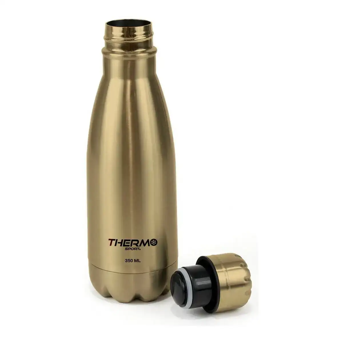 Bouteille thermique thermosport dore acier 350 ml _9255. DIAYTAR COTE D'IVOIRE - L'Art de Vivre le Shopping Authentique. Découvrez notre boutique en ligne et trouvez des produits qui célèbrent la culture et l'héritage du Côte d'Ivoire.