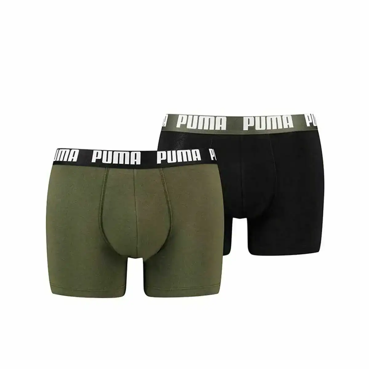 Boxer pour homme puma noir vert 2 pieces_1177. Bienvenue chez DIAYTAR COTE D'IVOIRE - Où Chaque Achat est un Geste d'Amour. Découvrez notre sélection minutieuse et choisissez des articles qui témoignent de votre passion.