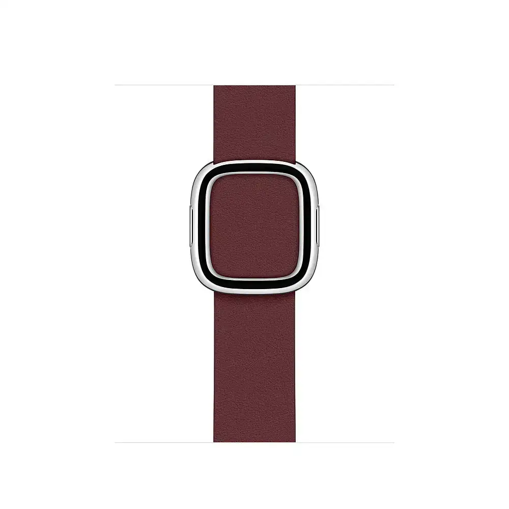 Bracelet a montre apple watch apple my642zm a cuir bordeaux_7007. DIAYTAR COTE D'IVOIRE - L'Art de Vivre le Shopping Inspiré. Parcourez notre catalogue et choisissez des produits qui reflètent votre passion pour la beauté et l'authenticité.