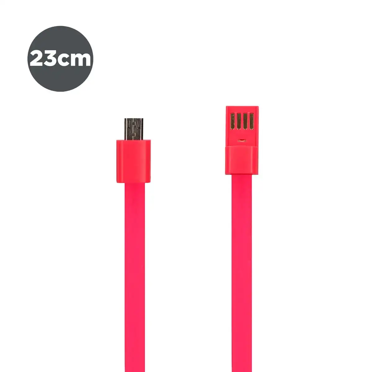 Bracelet cable micro usb contact 23 cm rose_1583. DIAYTAR COTE D'IVOIRE - Votre Destination pour un Shopping Éclairé. Parcourez notre boutique en ligne pour découvrir des produits de qualité qui embelliront votre quotidien.