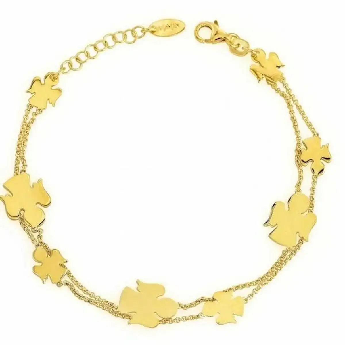 Bracelet femme amen angeli grandi angeli piccoli bracelet femme argent 925_7401. Bienvenue sur DIAYTAR COTE D'IVOIRE - Où le Shopping est une Affaire Personnelle. Découvrez notre sélection et choisissez des produits qui reflètent votre unicité et votre individualité.