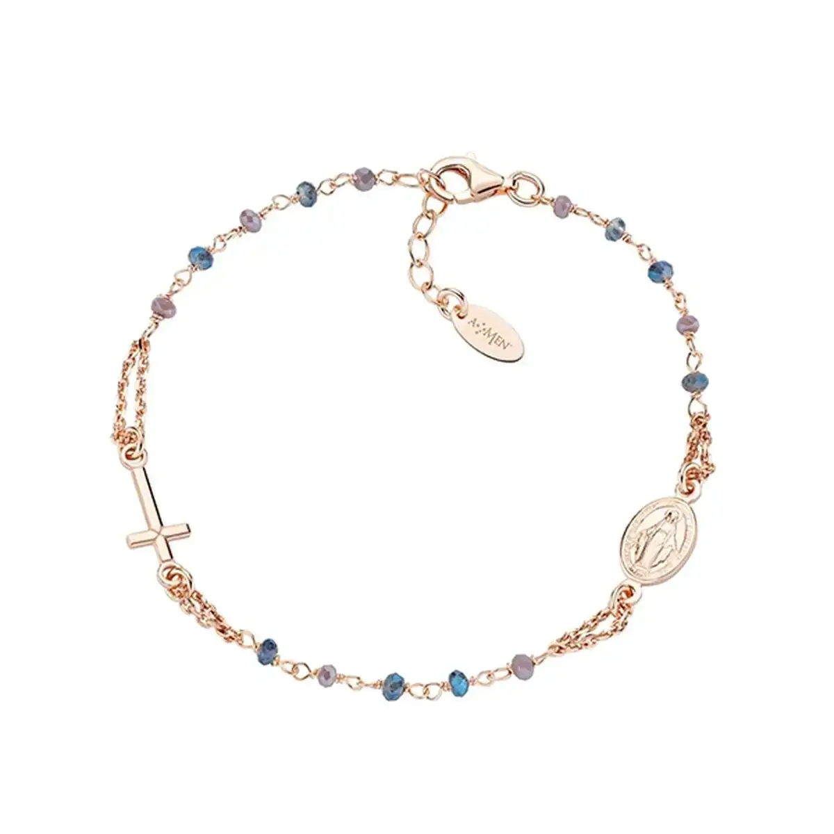 Bracelet femme amen bro10rblto3_6924. DIAYTAR COTE D'IVOIRE - Votre Destination Shopping de Choix. Explorez notre boutique en ligne et découvrez des trésors qui reflètent votre style et votre passion pour l'authenticité.