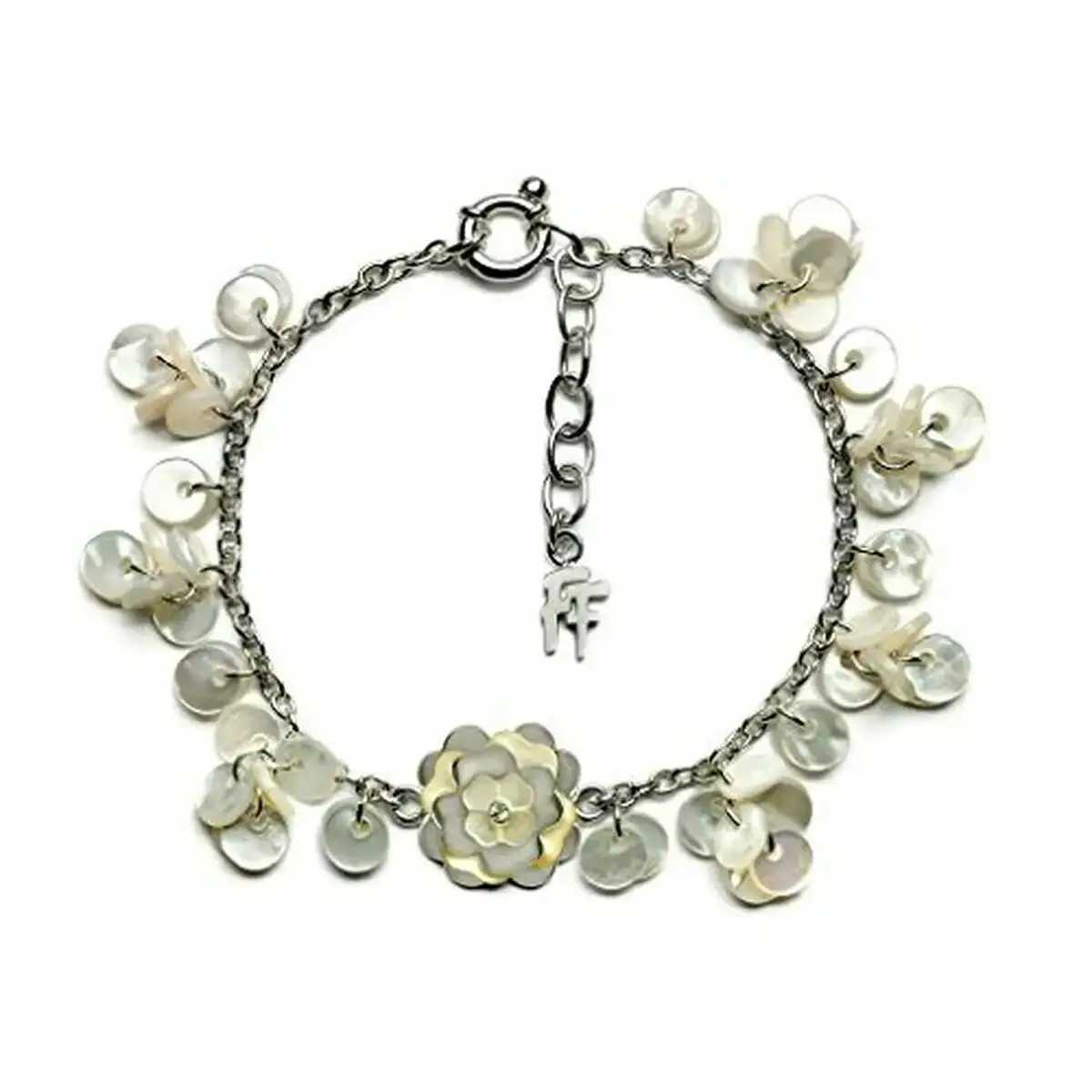 Bracelet femme folli follie 2b14f003ww acier nacre noire 23 cm _3807. DIAYTAR COTE D'IVOIRE - Votre Marché Virtuel au Côte d'Ivoire. Parcourez notre boutique en ligne pour trouver des trésors cachés, des articles indispensables du quotidien aux joyaux artistiques.