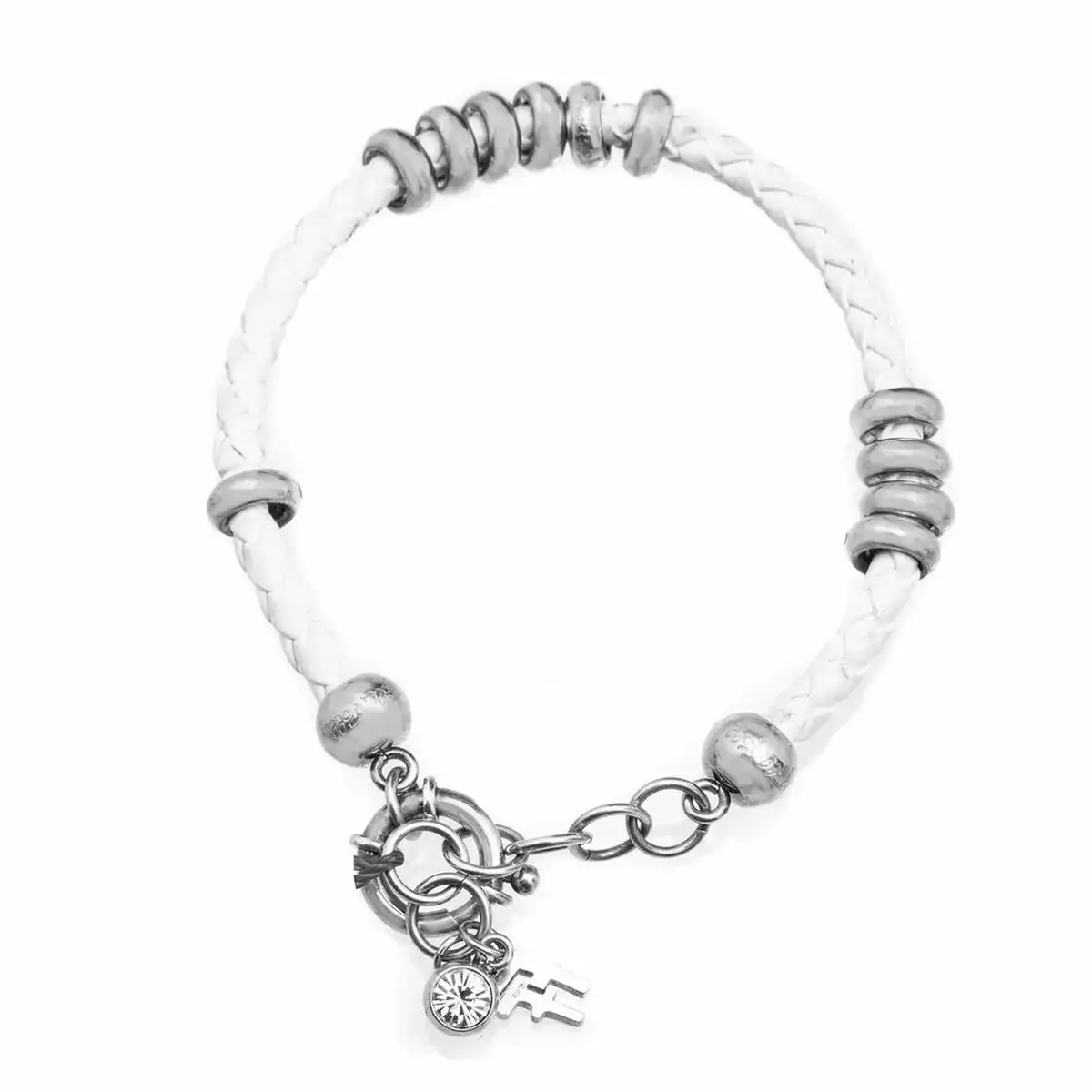 Bracelet femme folli follie 3b13f007wc blanc cuir 17 cm _1258. DIAYTAR COTE D'IVOIRE - Votre Destination Shopping Authentique. Explorez notre boutique en ligne et découvrez des trésors qui reflètent l'âme du Côte d'Ivoire, pour une expérience shopping unique.