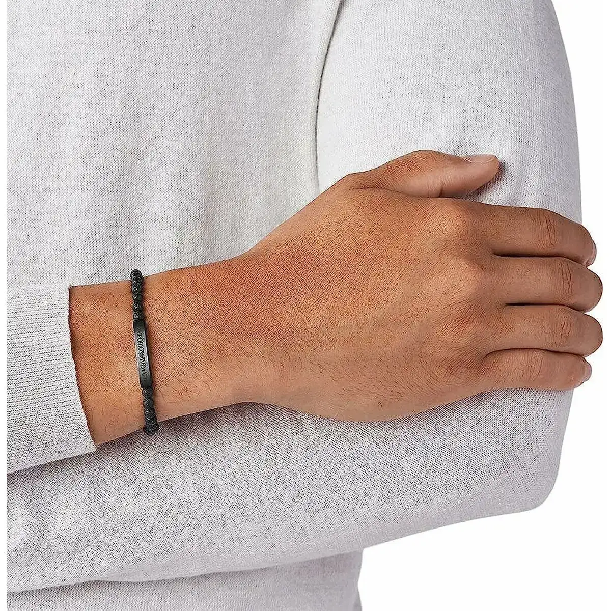 Bracelet unisexe emporio armani egs2478001 noir_3475. DIAYTAR COTE D'IVOIRE - Là où Chaque Produit Évoque une Émotion. Parcourez notre catalogue et choisissez des articles qui vous touchent et qui enrichissent votre expérience.