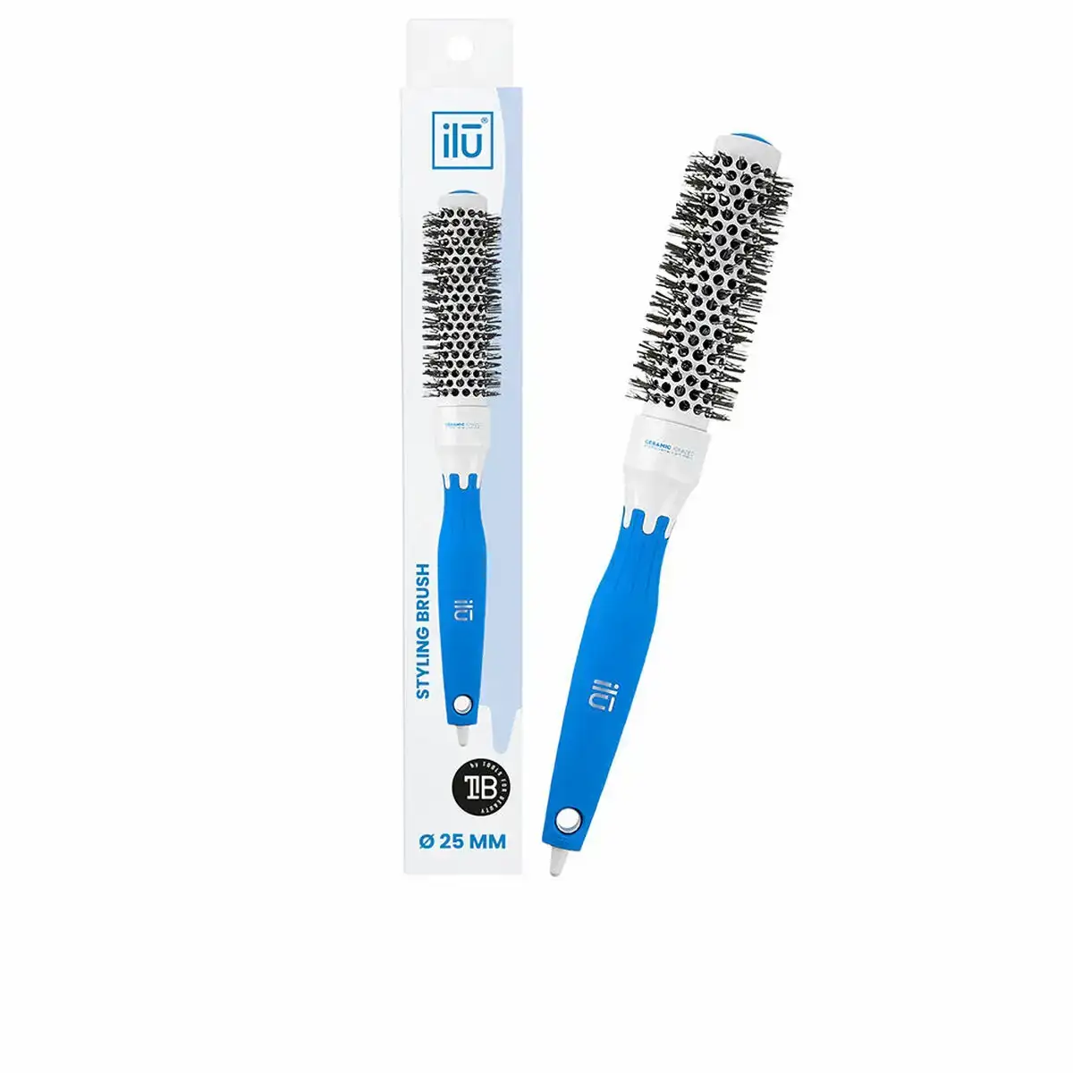 Brosse a coiffer ilu o 25 mm ceramique bleu_9919. Bienvenue chez DIAYTAR COTE D'IVOIRE - Où Chaque Article Est une Découverte. Naviguez à travers nos offres et laissez-vous surprendre par des trésors cachés qui enrichiront votre vie.