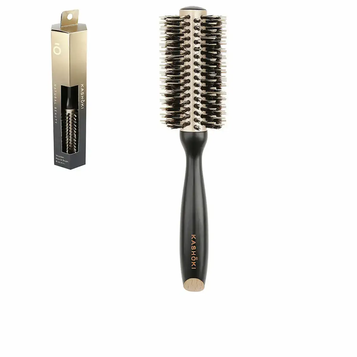 Brosse a coiffer kashoki natural beauty bois o 22 mm_2037. DIAYTAR COTE D'IVOIRE - Où Choisir Devient une Expérience Personnalisée. Explorez notre boutique en ligne pour découvrir des produits qui s'adaptent à votre style et à votre essence.