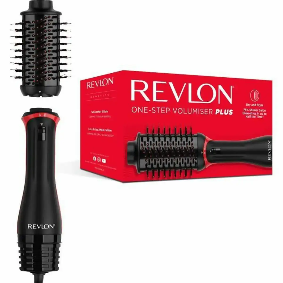 Brosse a coiffer revlon rvdr5298e_7747. DIAYTAR COTE D'IVOIRE - Votre Destination Shopping Authentique. Explorez notre boutique en ligne et découvrez des trésors qui reflètent l'âme du Côte d'Ivoire, pour une expérience shopping unique.