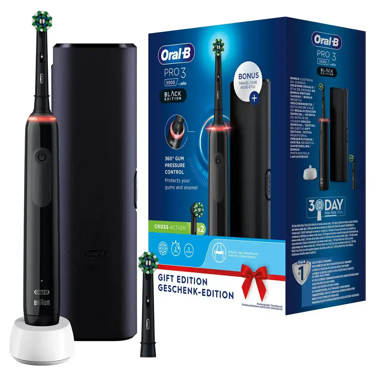 Brosse a dents electrique oral b pro 3500 noir_1327. Bienvenue chez DIAYTAR COTE D'IVOIRE - Où Chaque Achat est un Geste d'Amour. Découvrez notre sélection minutieuse et choisissez des articles qui témoignent de votre passion.