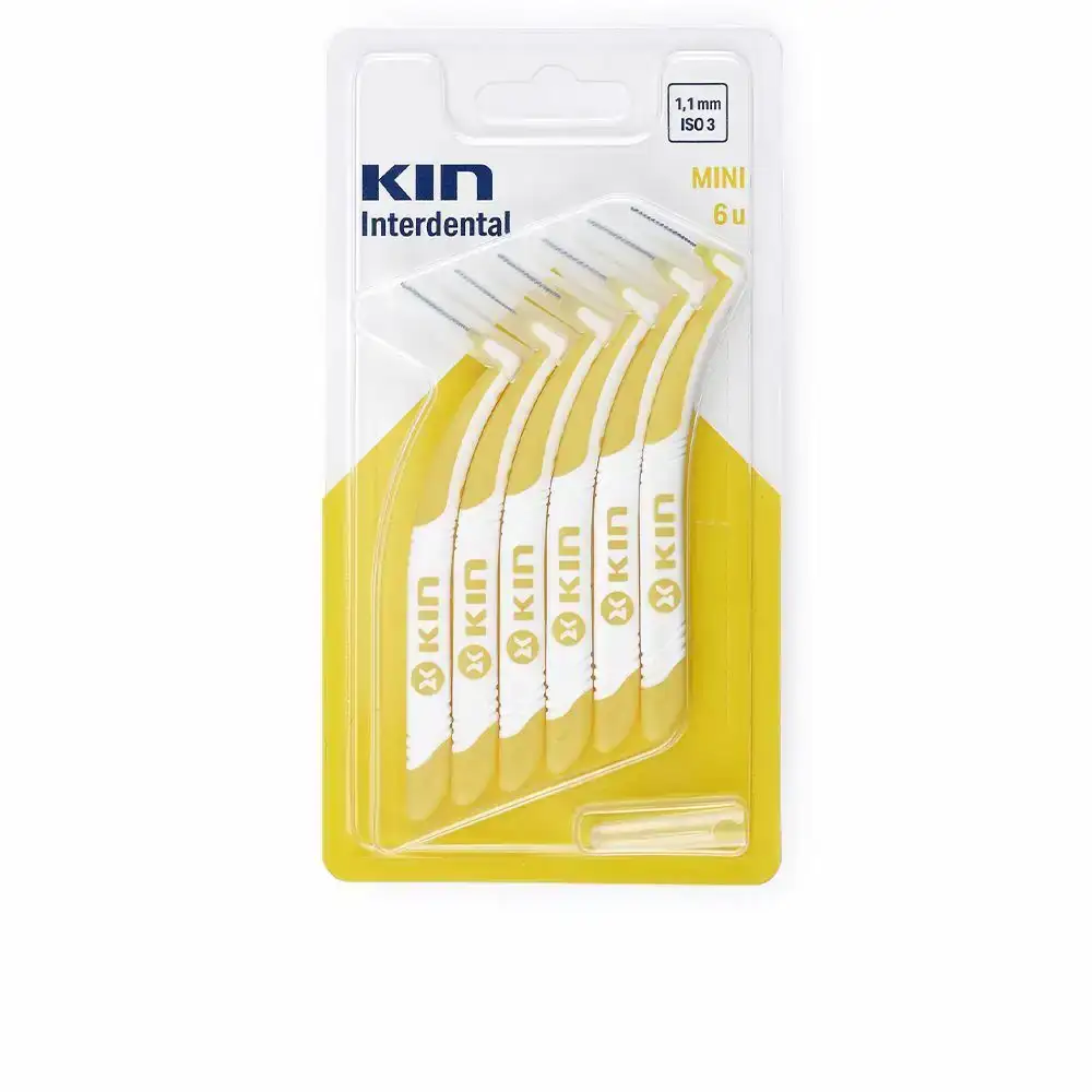 Brosse a dents interdentaire kin mini 6 unites 1 1 mm_2070. DIAYTAR COTE D'IVOIRE - Où Choisir est un Voyage Cultuel. Explorez notre boutique en ligne et découvrez des produits qui célèbrent la richesse et la diversité culturelle du Côte d'Ivoire.
