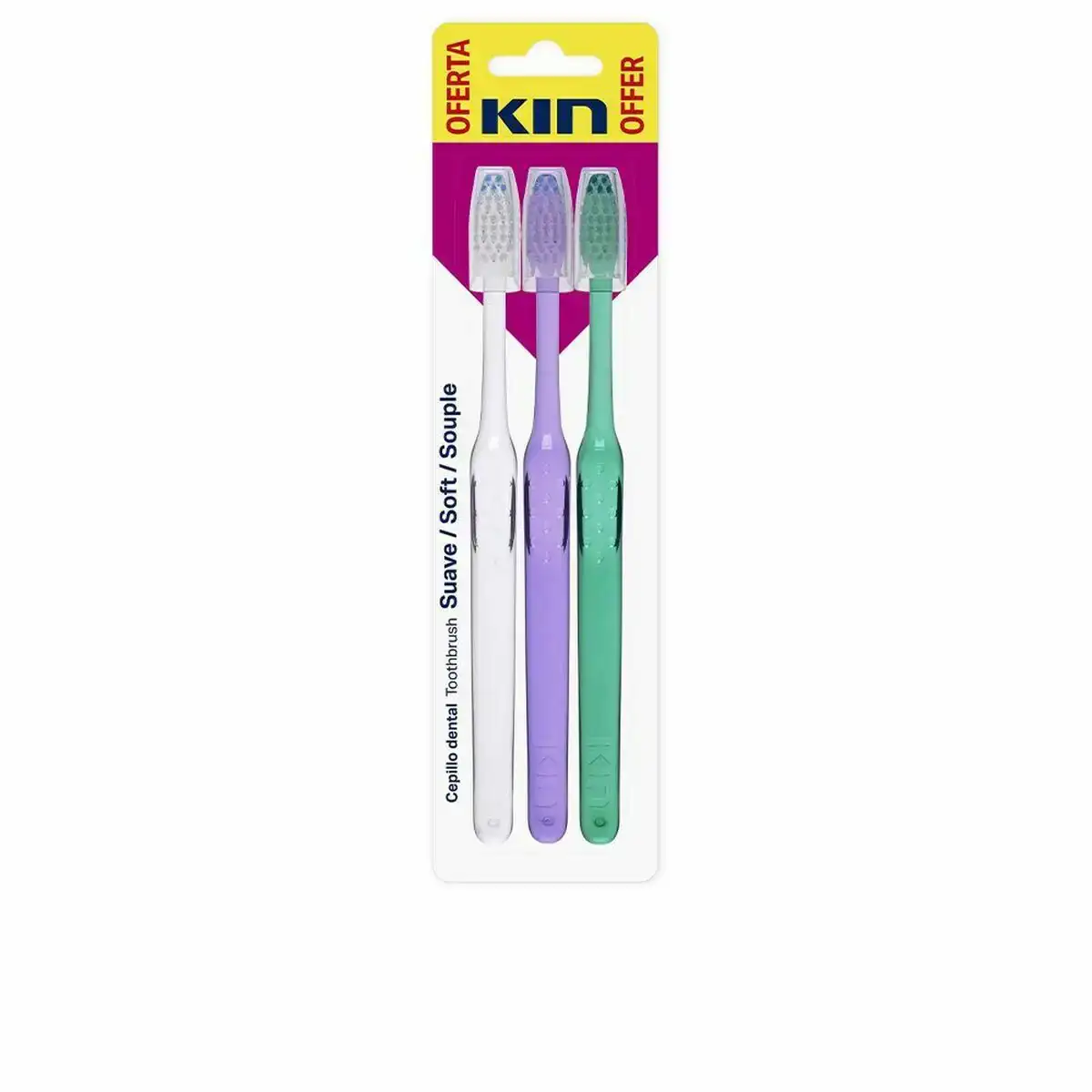 Brosse a dents kin 3 uds _1204. Bienvenue chez DIAYTAR COTE D'IVOIRE - Où l'Authenticité Rencontre l'Accessibilité. Explorez notre sélection abordable et découvrez des articles qui incarnent l'essence du Côte d'Ivoire.