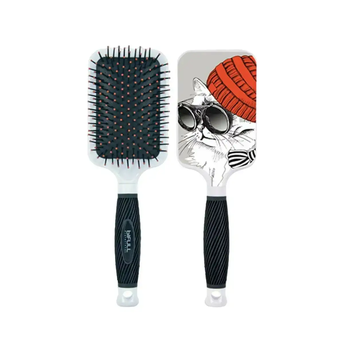 Brosse bifull gris chat_3038. DIAYTAR COTE D'IVOIRE - Là où Chaque Produit Est une Trouvaille. Explorez notre sélection minutieuse et découvrez des articles qui correspondent à votre style de vie et à vos aspirations.
