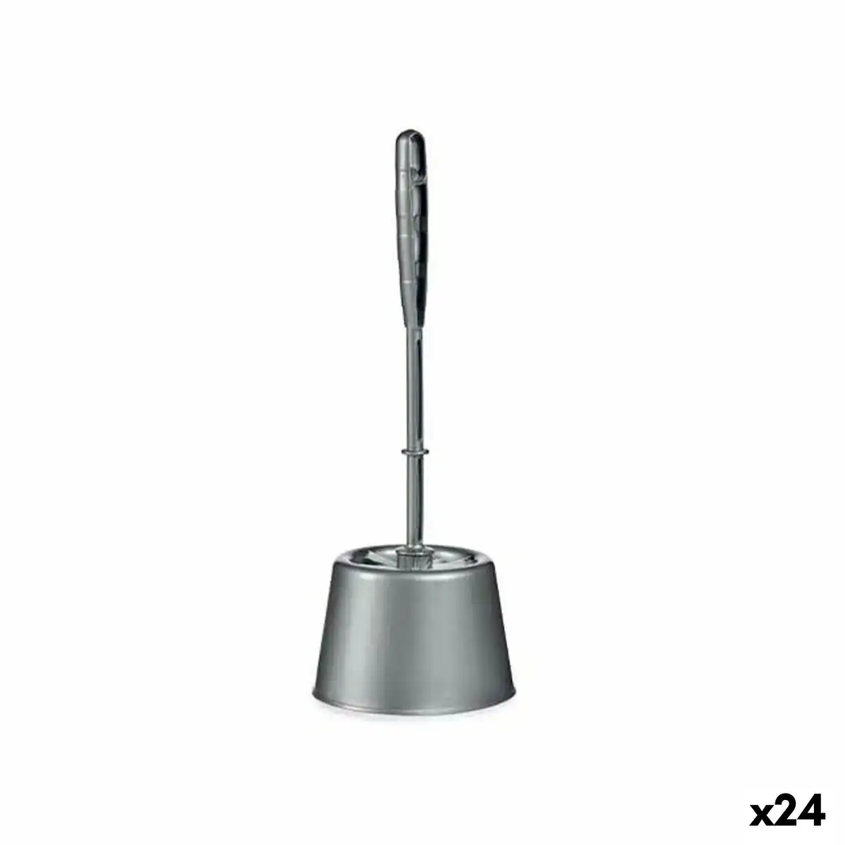 Brosse de salle de wc argente plastique 13 x 36 5 x 13 cm 24 unites _8111. DIAYTAR COTE D'IVOIRE - Votre Destination Shopping d'Exception. Parcourez nos rayons virtuels et choisissez des produits qui incarnent l'excellence et la diversité.