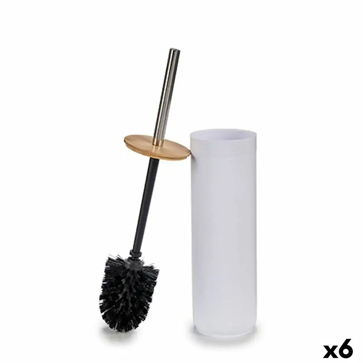 Brosse de salle de wc blanc marron noir bambou polypropylene 9 5 x 39 x 9 5 cm 6 unites _6919. Bienvenue chez DIAYTAR COTE D'IVOIRE - Où le Shopping Devient une Aventure. Découvrez notre collection diversifiée et explorez des produits qui reflètent la diversité du Côte d'Ivoire.