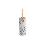 Brosse de salle de wc dkd home decor 10 x 10 x 38 5 cm noir metal blanc gres_5143. Bienvenue sur DIAYTAR COTE D'IVOIRE - Où Chaque Détail compte. Plongez dans notre univers et choisissez des produits qui ajoutent de l'éclat et de la joie à votre quotidien.