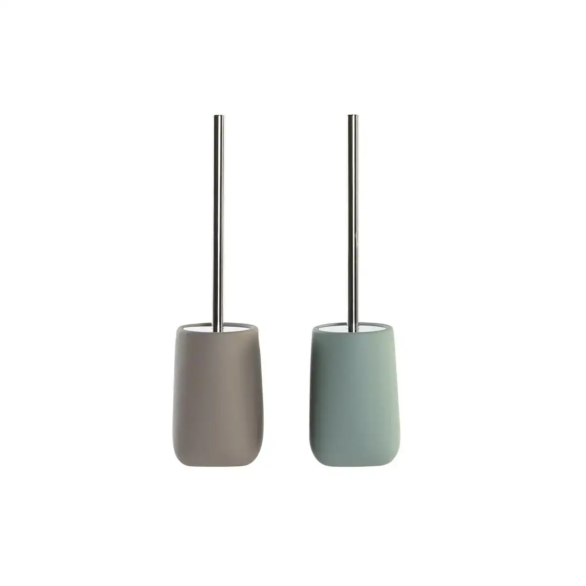 Brosse de salle de wc dkd home decor 11 x 11 x 41 cm beige acier inoxydable vert dolomite 2 unites _7281. DIAYTAR COTE D'IVOIRE - Où la Tradition Renouvelée Rencontre l'Innovation. Explorez notre gamme de produits qui fusionnent l'héritage culturel avec les besoins contemporains.