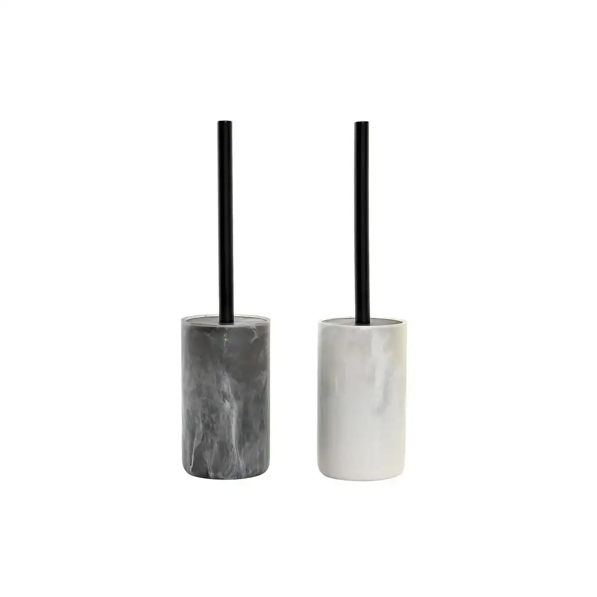 Brosse de salle de wc dkd home decor 9 5 x 9 5 x 38 cm acier inoxydable resine 2 unites _8992. DIAYTAR COTE D'IVOIRE - Là où Chaque Produit a son Propre Éclat. Explorez notre boutique en ligne et trouvez des articles qui ajoutent de la brillance à votre quotidien.