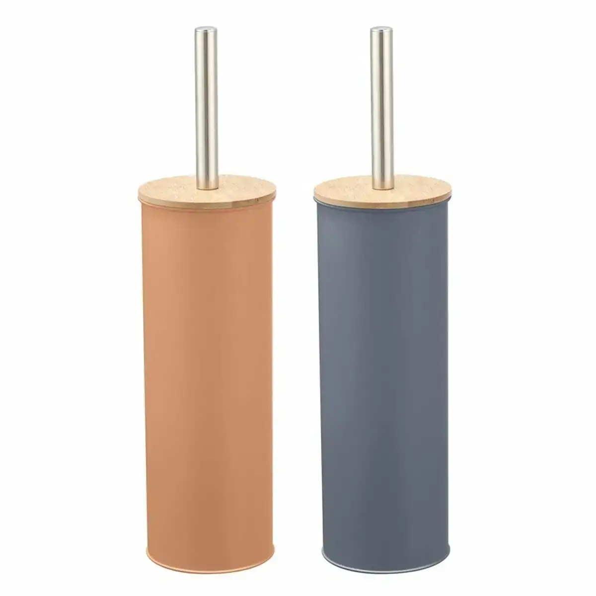Brosse de salle de wc dkd home decor gris orange metal bambou moderne 2 unites _3231. DIAYTAR COTE D'IVOIRE - Votre Portail Vers l'Élégance Accessible. Parcourez notre boutique en ligne pour découvrir des produits qui incarnent le luxe à des prix abordables.