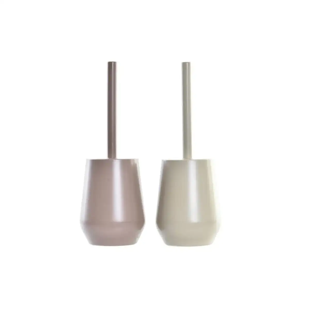 Brosse de salle de wc dkd home decor marron beige polystyrene 12 x 12 x 34 5 cm 2 unites _8046. DIAYTAR COTE D'IVOIRE - Où le Shopping est un Plaisir Engagé. Parcourez notre catalogue et choisissez des produits qui respectent vos valeurs et vos attentes.